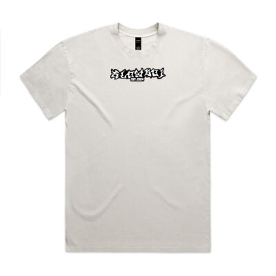 Slowboi Heavy Faded Tee - White Thumbnail