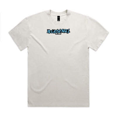 Slowboi Heavy Faded Tee - Blue Thumbnail