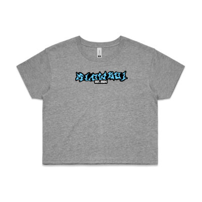 Slowboi Crop Top - Blue Thumbnail